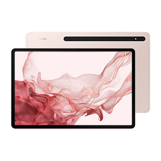 Galaxy Tab S8+ 5G Front Pink Gold 