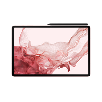 Galaxy Tab S8+ 5G Front-with-S-Pen Pink Gold 