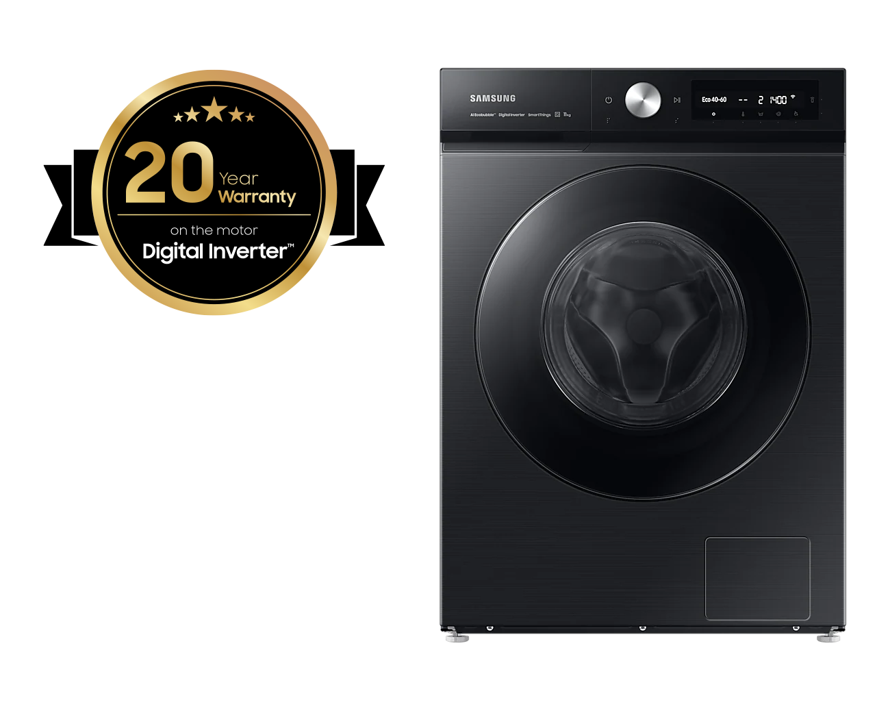 SAMSUNG Lave-linge frontal 8kg 1400trs/min EcoBubble Machine à laver Hublot  - Cdiscount Electroménager