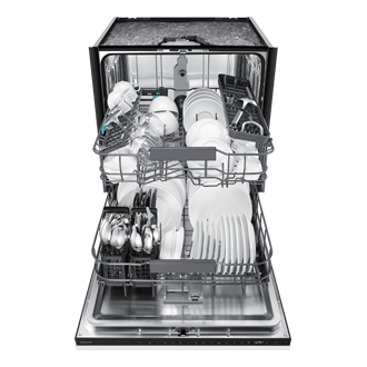 DW90H/24 Full Built-in Dishwasher Energy Efficiency and AI Wash DW80H72YBB0U1 Front-Open3 White 