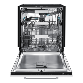 DW90H/24 Full Built-in Dishwasher Energy Efficiency and AI Wash Front-Open3 White 