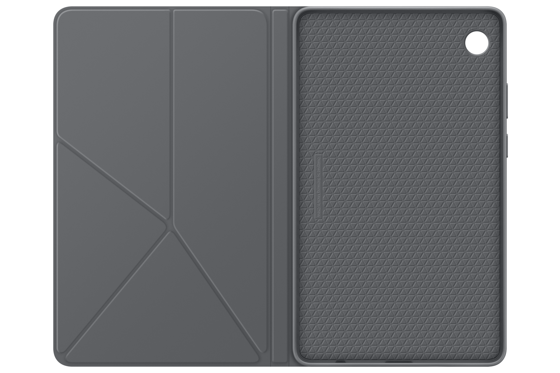 Galaxy Tab A11 Book Cover Front-Open-Cover-Only Black 