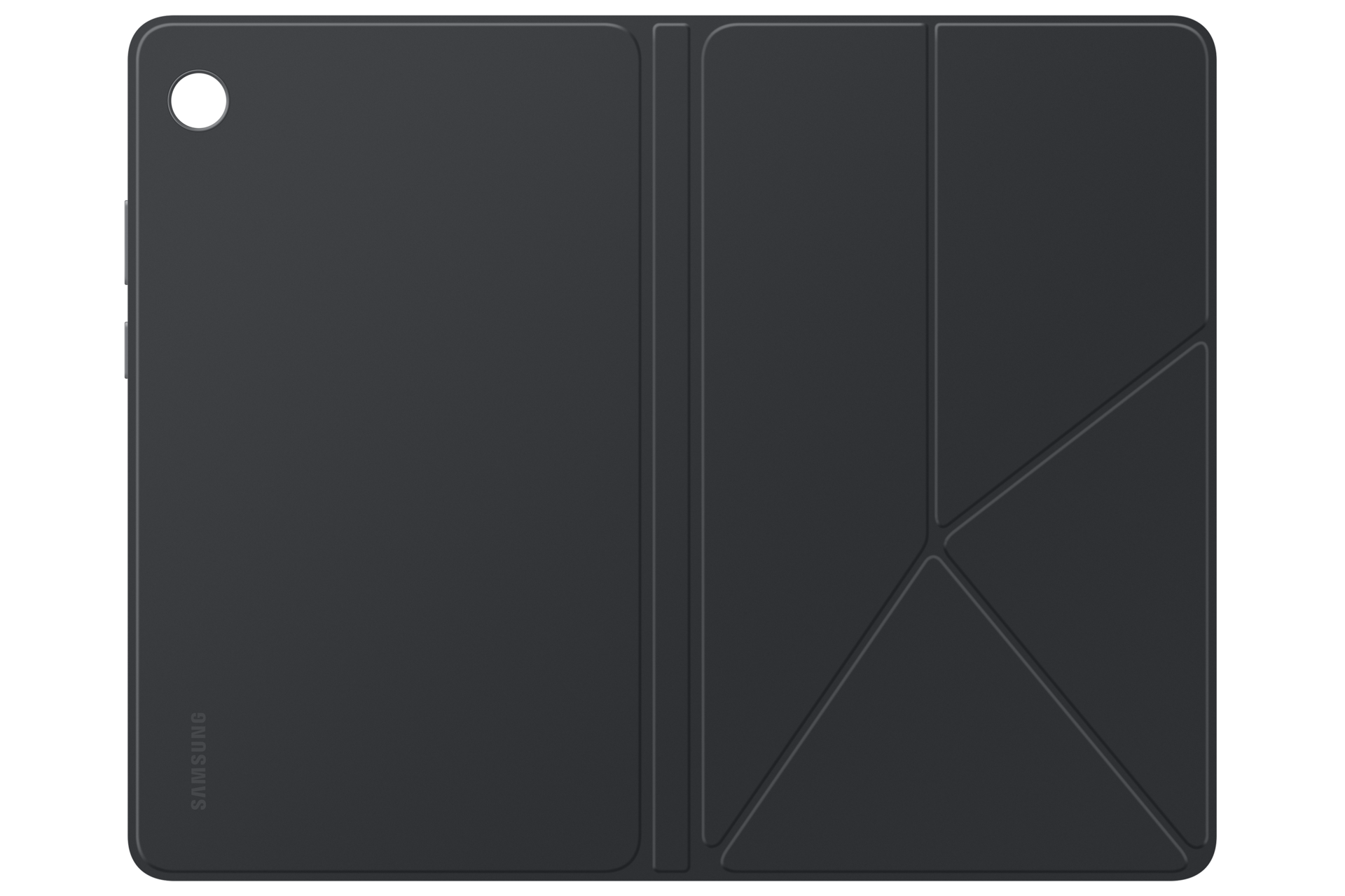 Galaxy Tab A11 Book Cover Back-Open-Cover-Only2 Black 