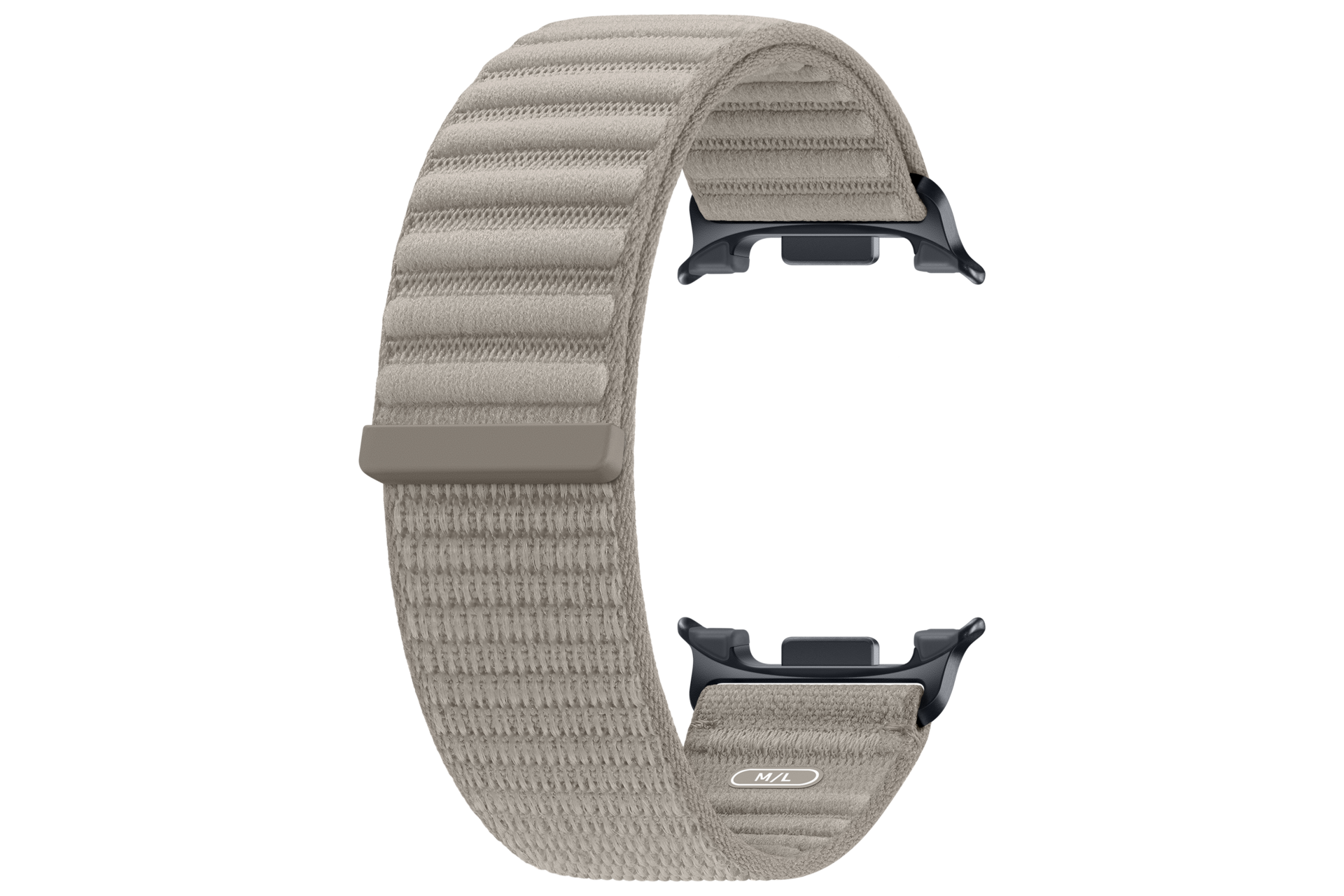 Galaxy Watch9 Fabric Band (M/L) Back-Perspective Mocha 