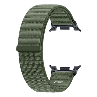 Galaxy Watch9 Fabric Band (S/M) Back-Perspective Olive 