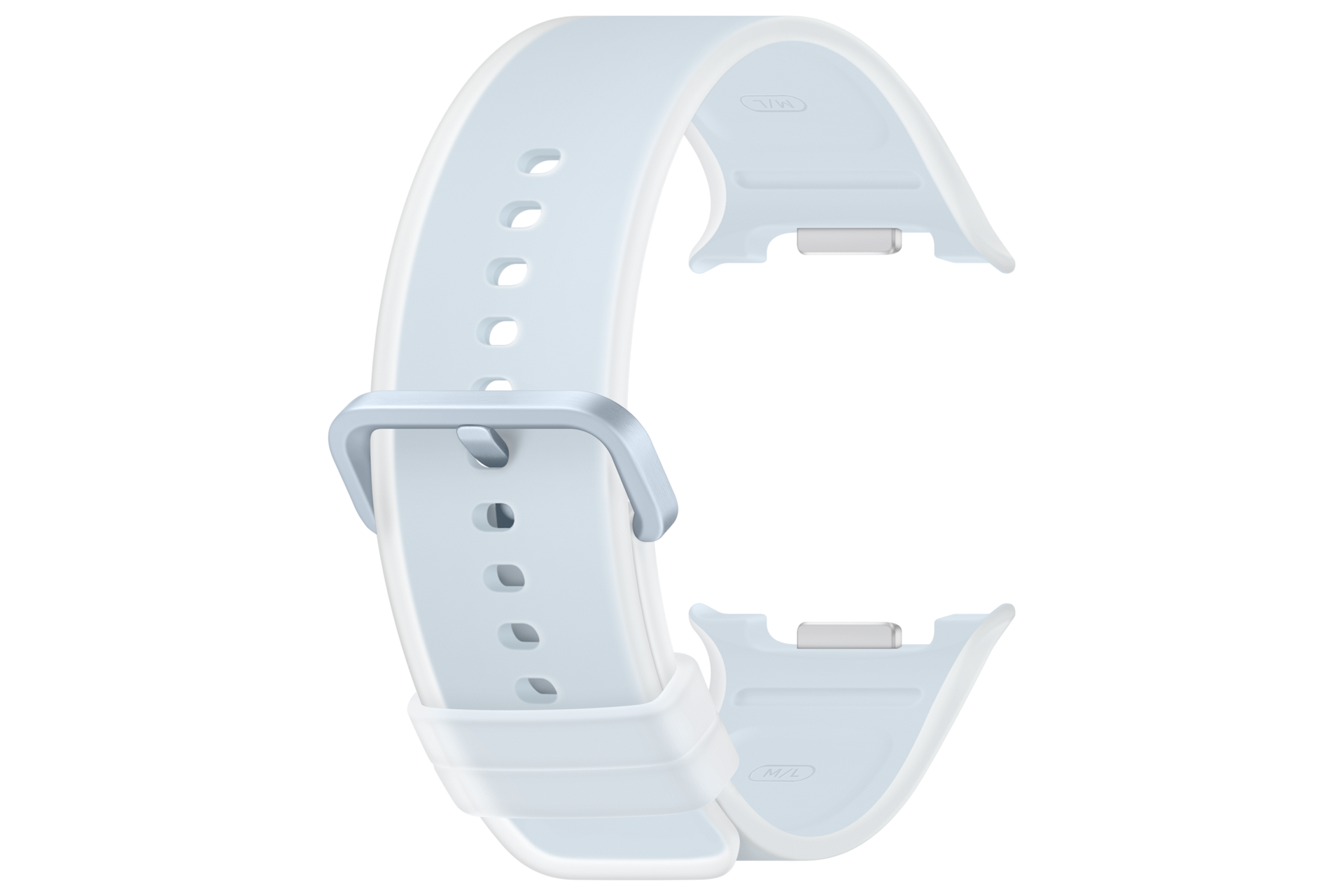 Galaxy Watch9 Misty Band (M/L) Back-Perspective Blue 
