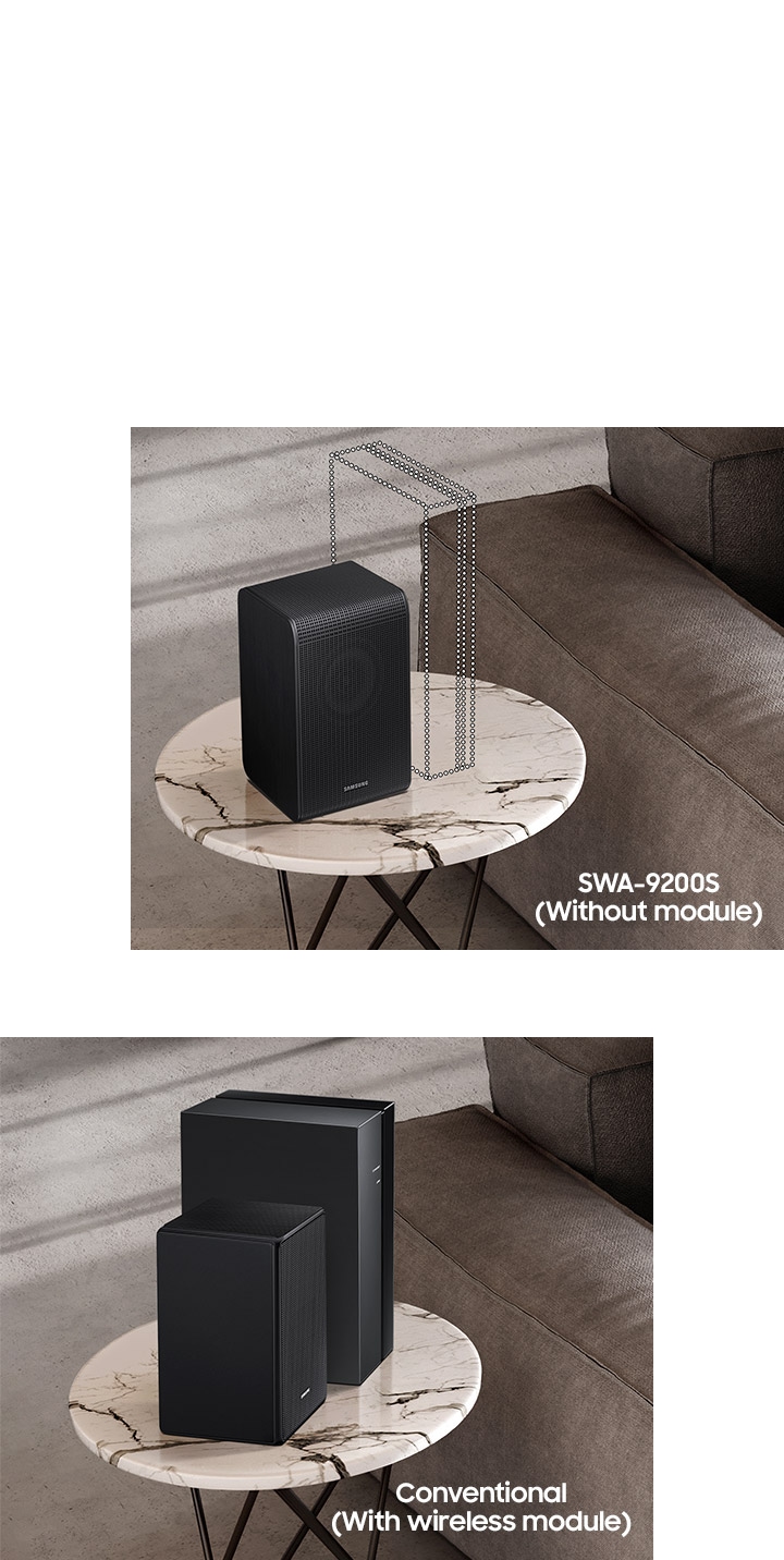 Stiptheid Belangrijk nieuws Accountant Wireless Rear Speaker kit SWA-9200S (2022) | Samsung Nederland