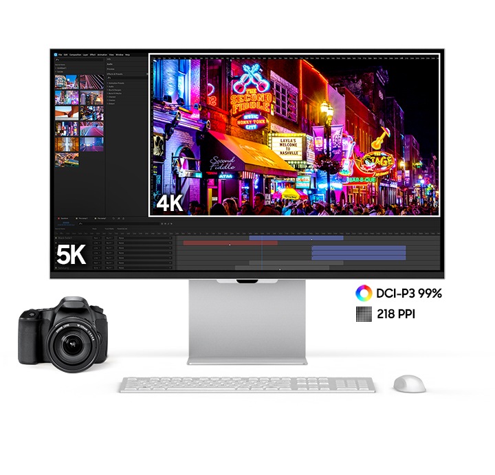 27” High Resolution 5K Monitor S90PC | Samsung NL