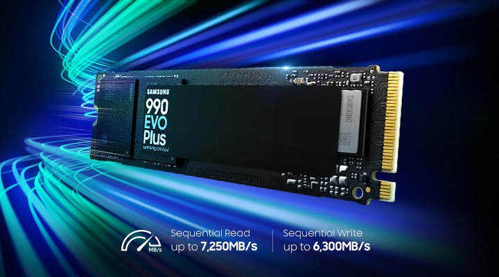 990 EVO Plus NVMe™ M.2 SSD 1TB | Black | Samsung NL