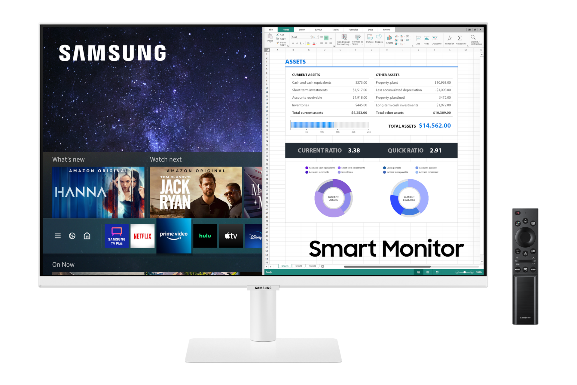 timmerman Geheugen demonstratie Koop 27'' FHD Smart Monitor M5 Wit | Samsung NL