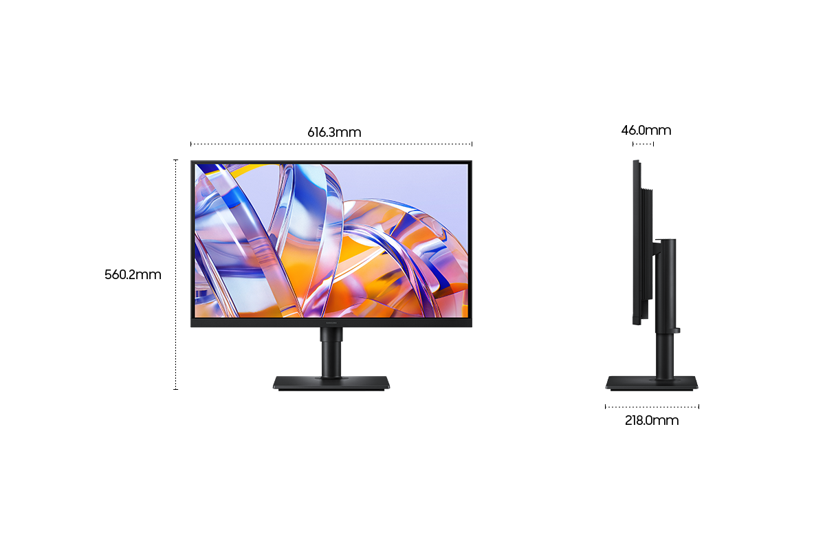 27" [69cm] ViewFinity S8 S80UH 4K UHD High-Resolution Monitor Black