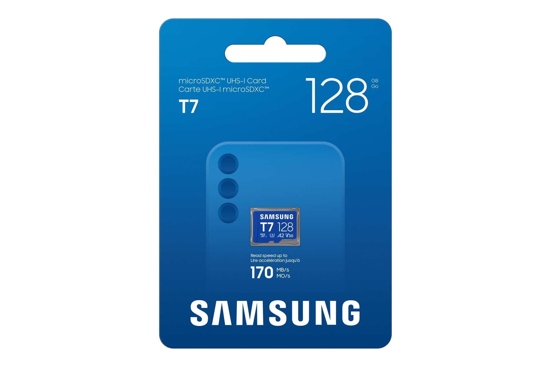 T7 microSDHC™ UHS-I Card 128GB Blue