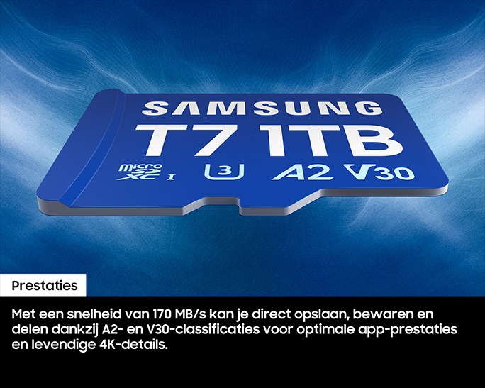 T7 microSDHC™ UHS-I Card 1TB Blue