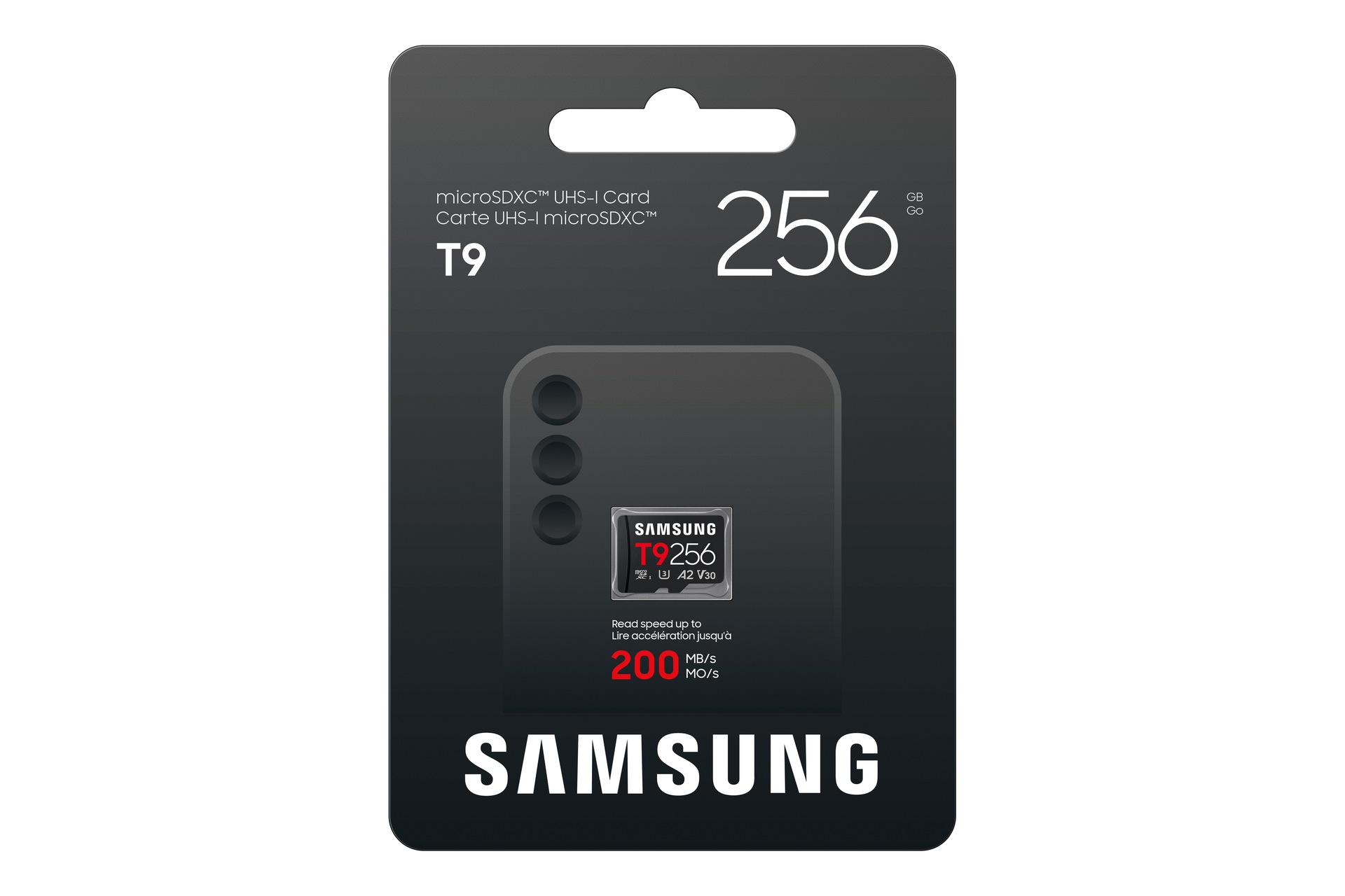 T9 microSDHC™ UHS-I Card 256GB Black