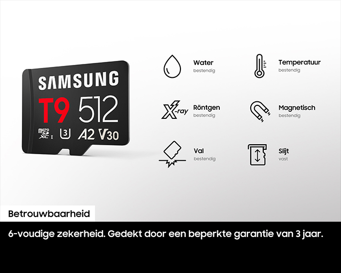 T9 microSDHC™ UHS-I Card 512GB Black