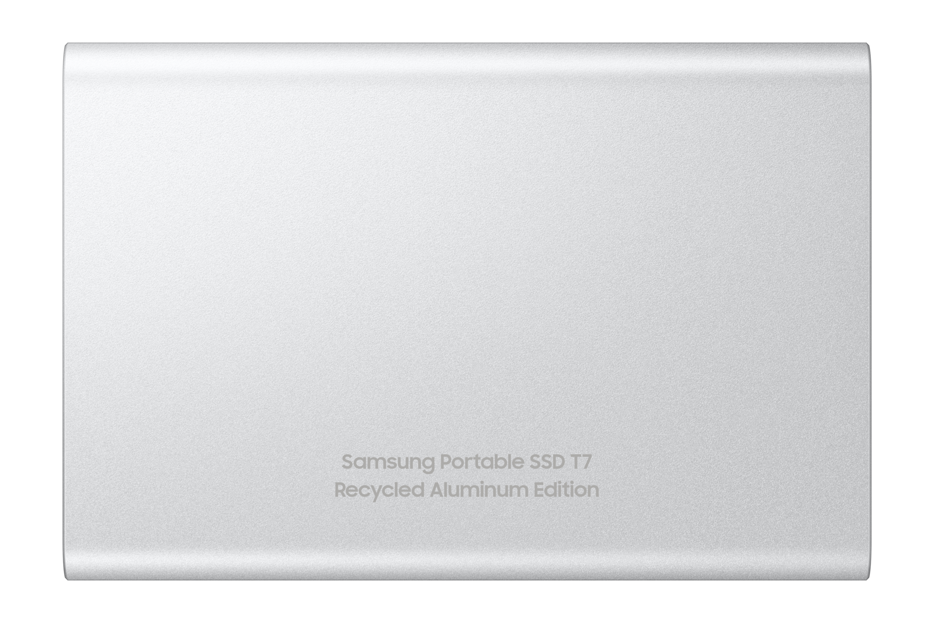 Portable SSD T7 Resurrected USB 3.2 Gen 2 Back Silver 