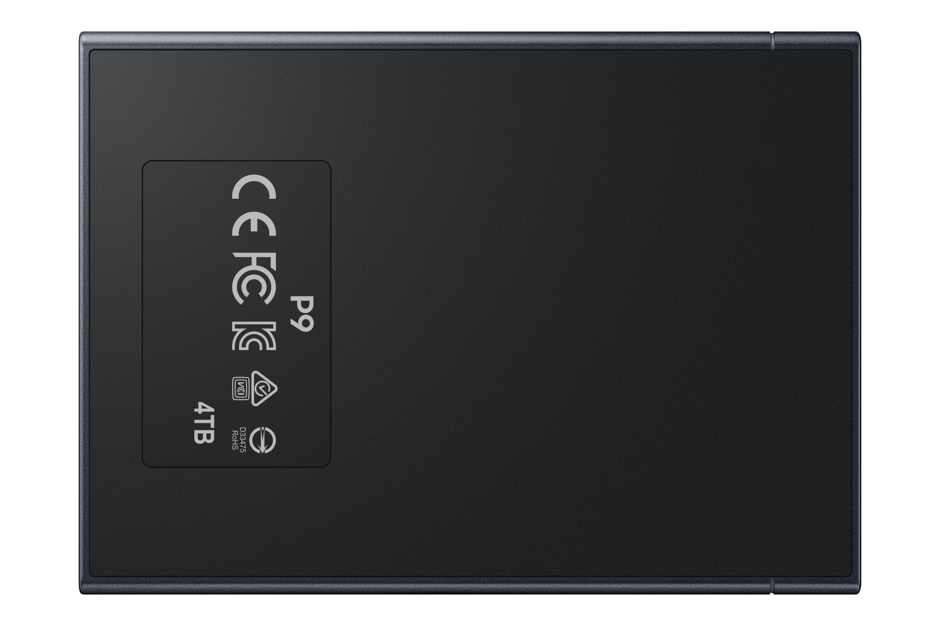 Portable SSD P9 USB4 Gen 3x2 Back Jet Black 