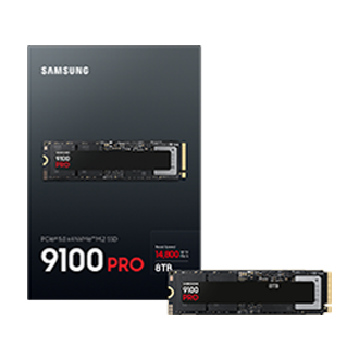 9100 PRO PCIe 5.0 x4 NVMe M.2 SSD PKG-Full-Shot Black 