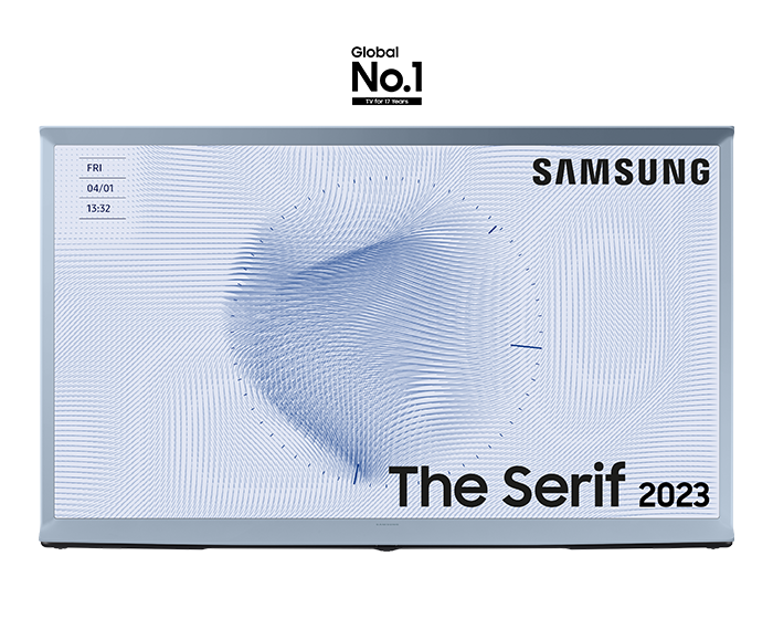 Samsung 43" The Serif Cotton Blue - Smart TV QLED 4K (2023) aanbieding
