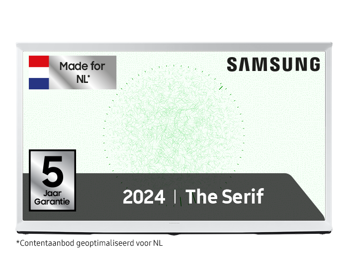 Samsung 55" The Serif Cloud White QLED 4K 2024 aanbieding
