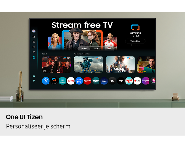 55" QLED 4K Samsung Vision AI Smart TV Q7F5 (2025) Black