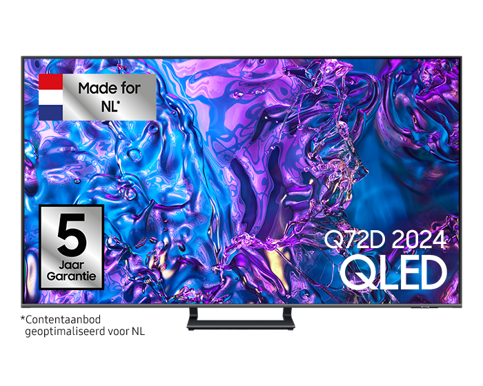 Samsung 75" QLED 4K Smart TV Q72D (2024) aanbieding