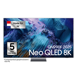 Samsung 75" Neo QLED 8K Samsung Vision AI Smart TV QN990F Mini LED (2025) aanbieding