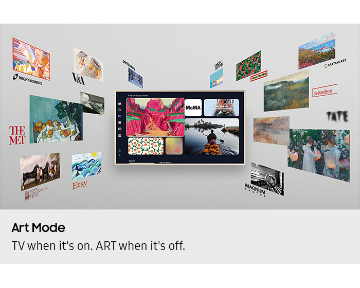 Art Mode Feature The Frame Pro 85 inch