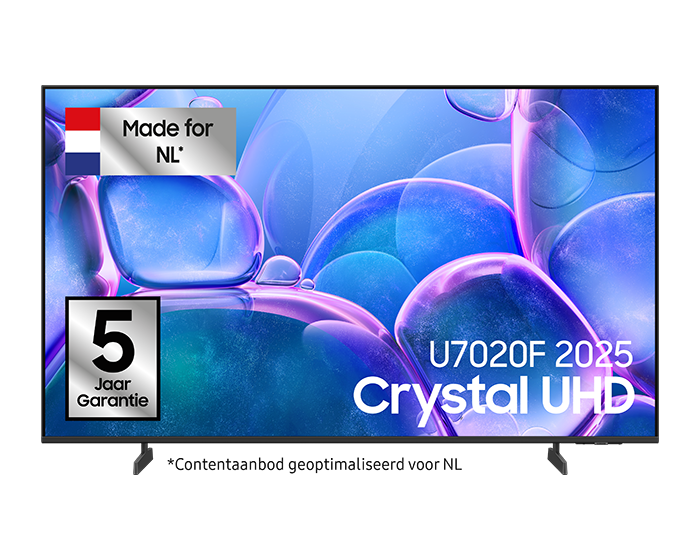 65" Crystal UHD Smart TV U7020F (2025) Black