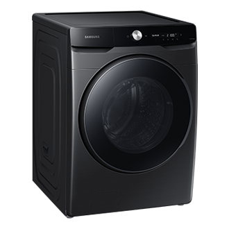 20kg AI Wash Wasmachine - Zwart L-Perspective Black 