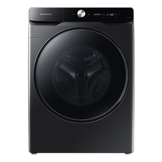 20kg AI Wash Wasmachine - Zwart Front Black 