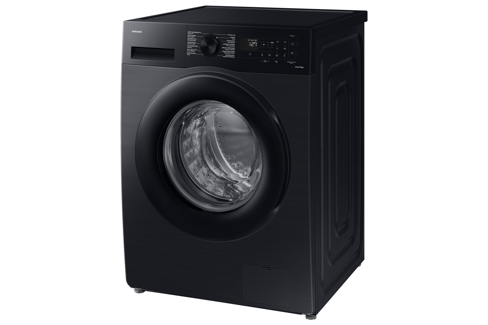 SuperSpeed Wasmachine 5000-serie WW11DG5B25 R-Perspective Black 