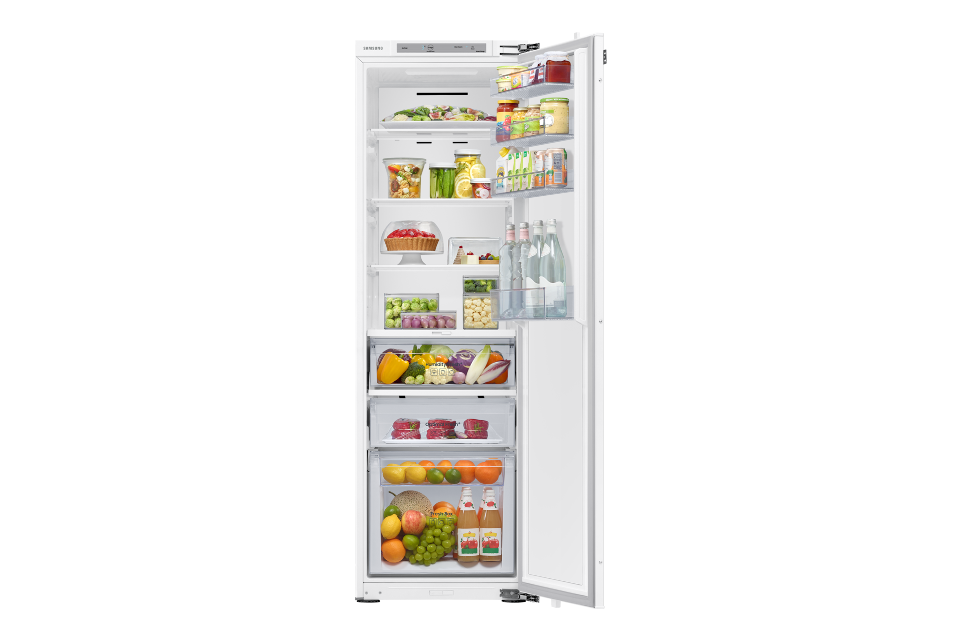 Innebygd kjøleskap SpaceMax 177,5 cm Front-Open-With-Food White 