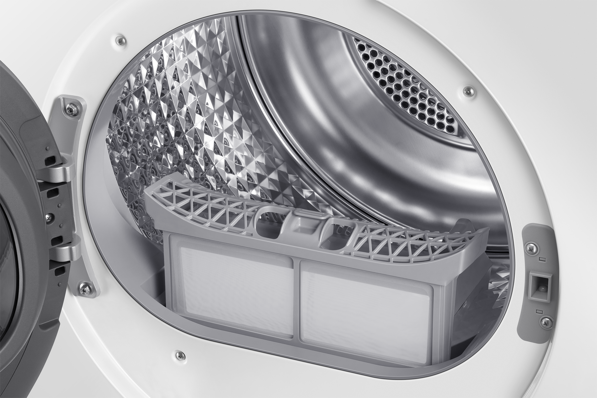 Dryer AI Home 7" 9kg Detail-Drum White 