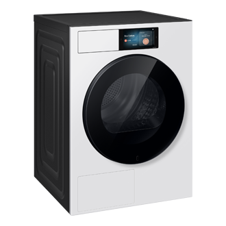 Dryer AI Home 7" 9kg L-Perspective White 