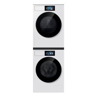 Dryer AI Home 7" 9kg Stack-Front-Door-Closed White 