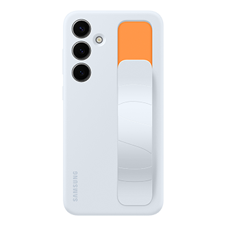 Galaxy S24+ Standing Grip Case Front2 Light Blue 