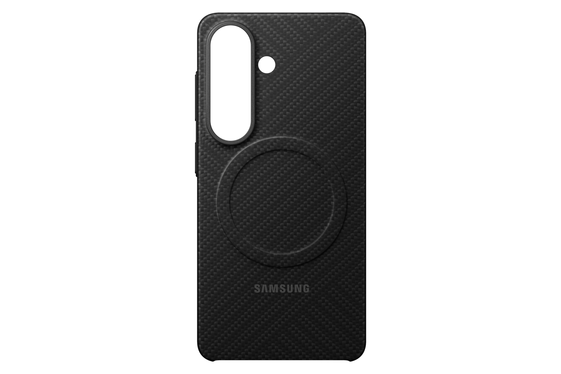 Galaxy S26 Carbon Magnet Case Front2 Black 