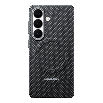 Galaxy S26 Carbon Magnet Case Front Dark Gray 