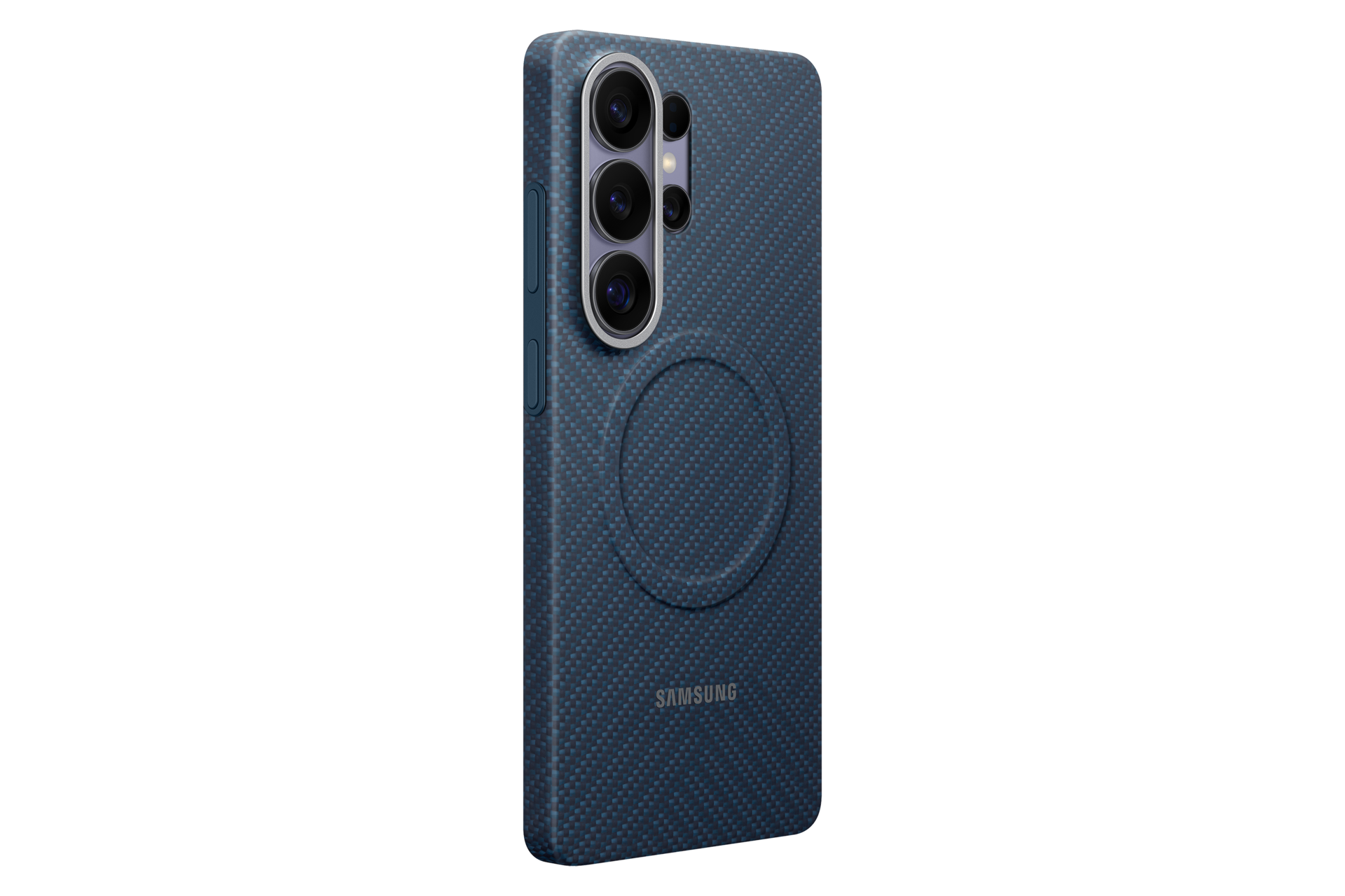 Galaxy S26 Ultra Carbon Magnet Case Dynamic Dark Blue 