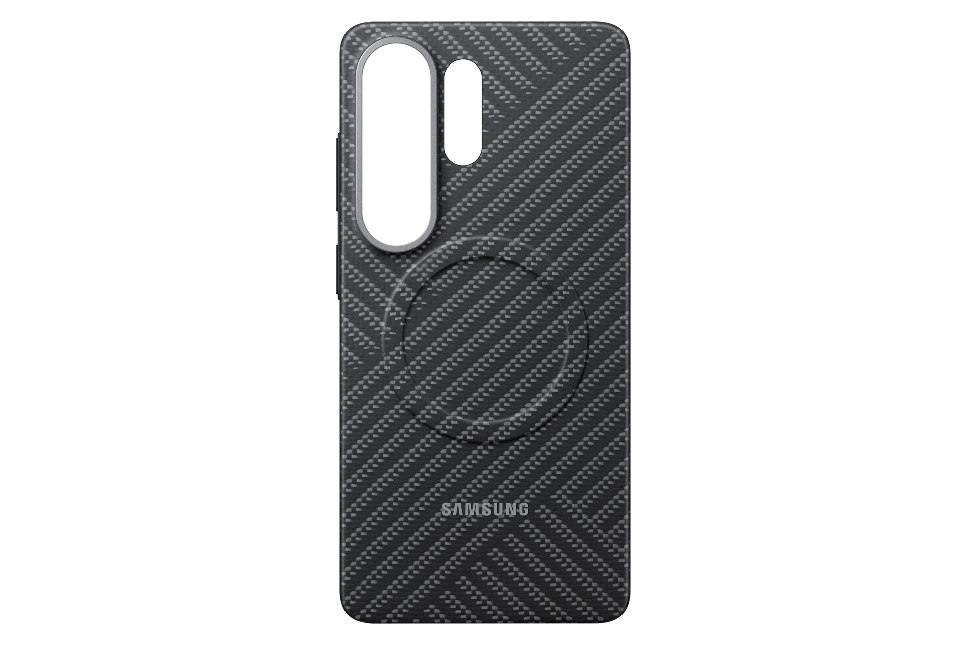 Galaxy S26 Ultra Carbon Magnet Case Front2 Dark Gray 