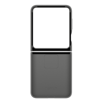 Galaxy Z Flip6 Silicone Case Back Gray 