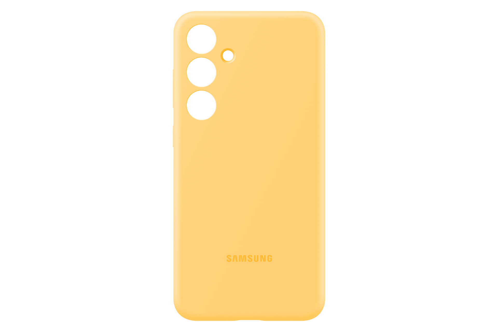 Galaxy S24+ Silicone Case Front2 Yellow 