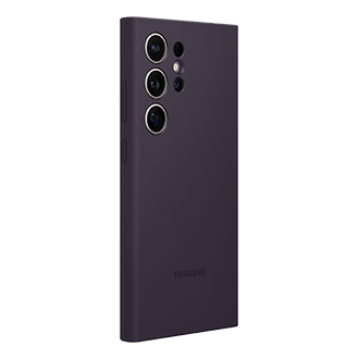 Galaxy S24 Ultra Silicone Case Dynamic Dark Violet 