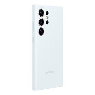 Galaxy S24 Ultra Silicone Case Dynamic White 