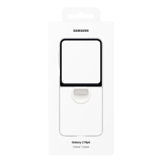Galaxy Z Flip6 Clear Case Package Transparent 