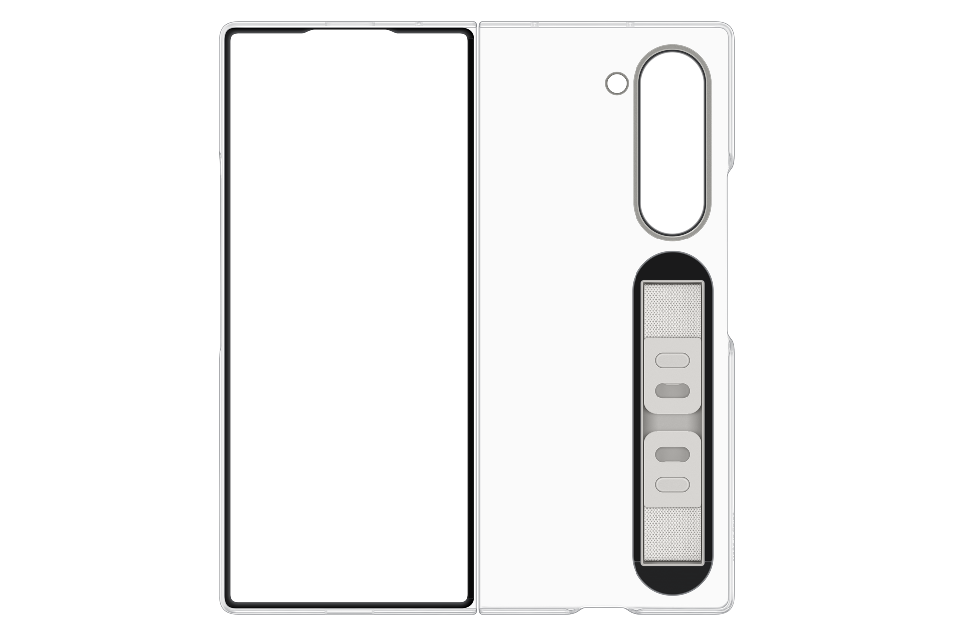Galaxy Z Fold6 Clear Case Back Transparent 