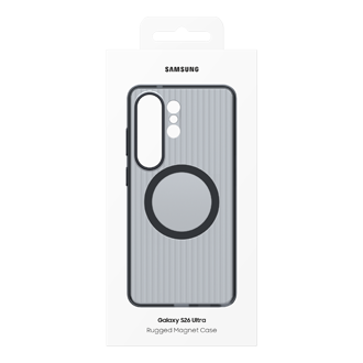 Galaxy S26 Ultra Rugged Magnet Case Package Black 