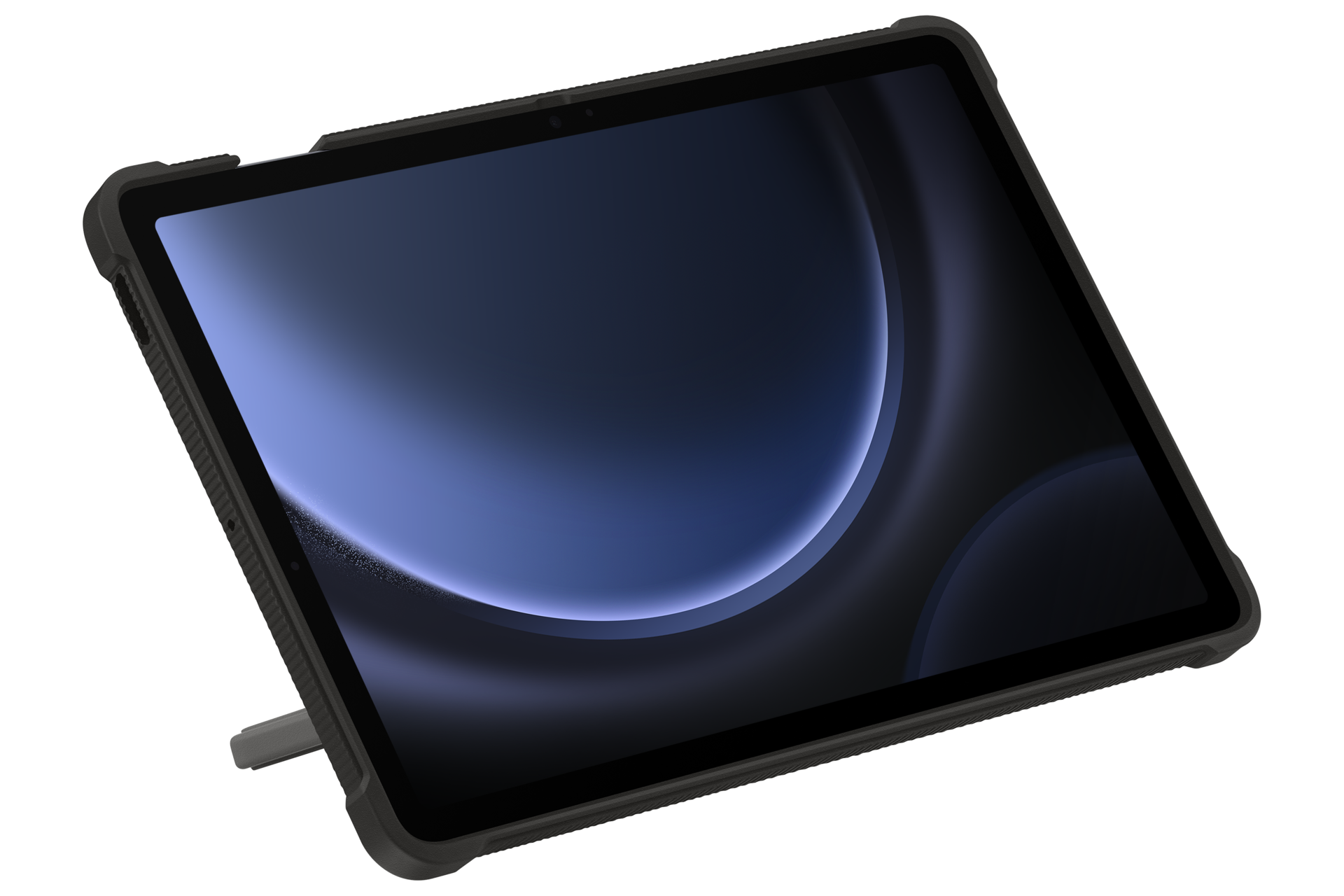 Galaxy Tab S9 FE Outdoor Cover Standing2 Black 