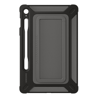 Galaxy Tab S9 FE Outdoor Cover Front1 Black 